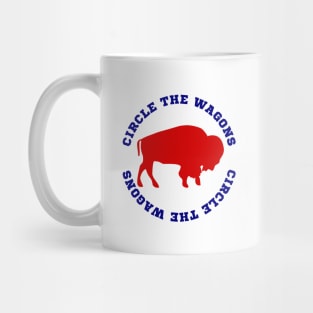 Buffalo Football Circle the Wagons Mug